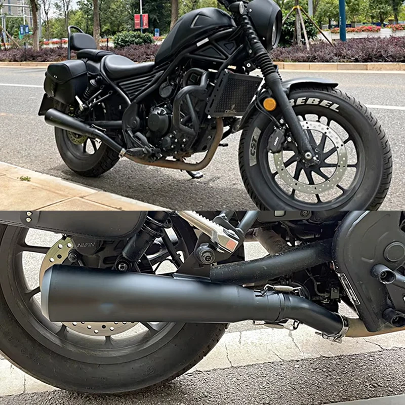 Silenciador de escape adaptador Honda CMX500 Rebel y CMX300 - imagen 5