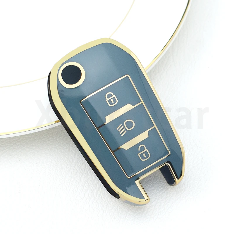 Fundas TPU con tapa para llave de coche - Peugeot/Citroen compatibles - imagen 4
