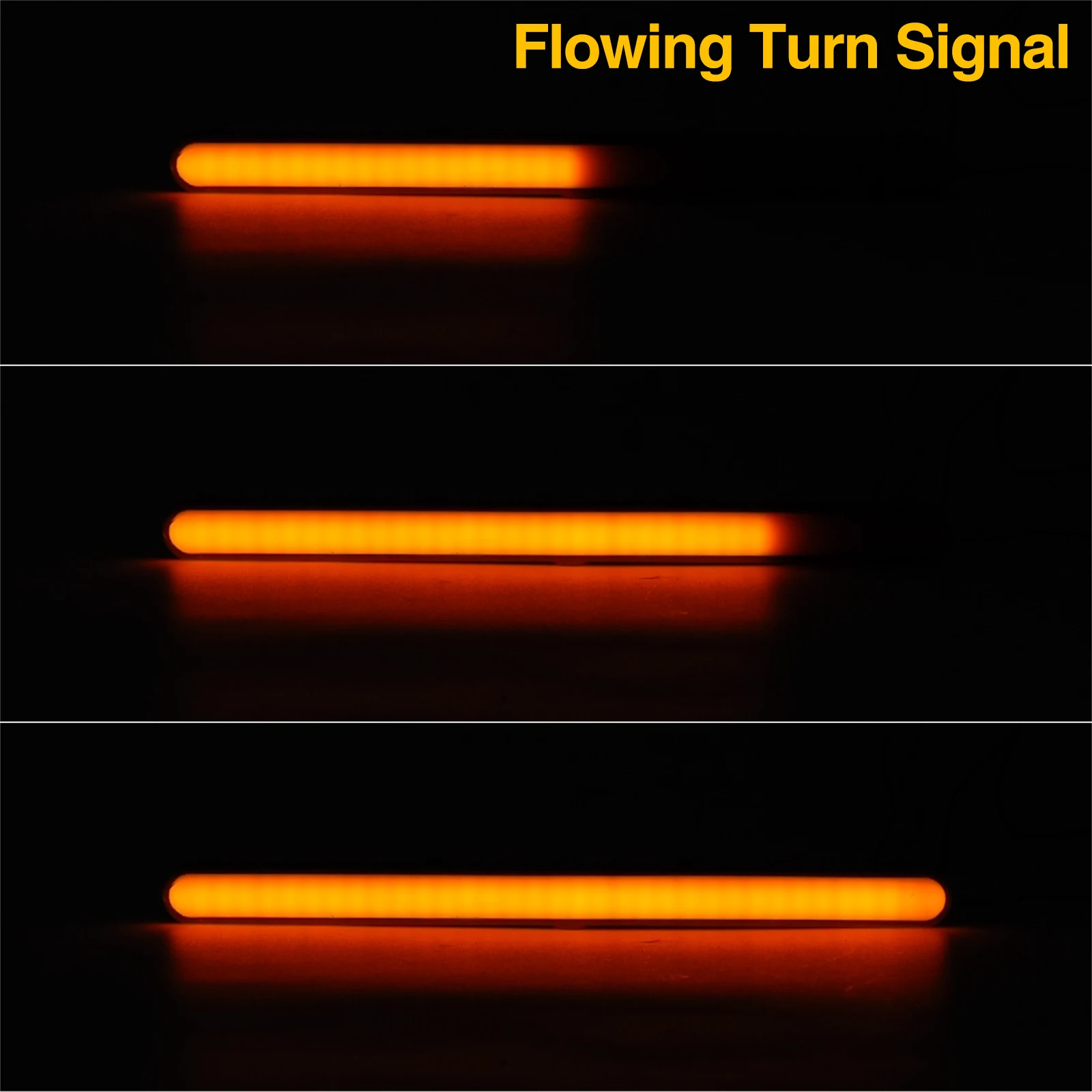 Tira LED trasera secuencial 12V-24V universal para coche - imagen 2