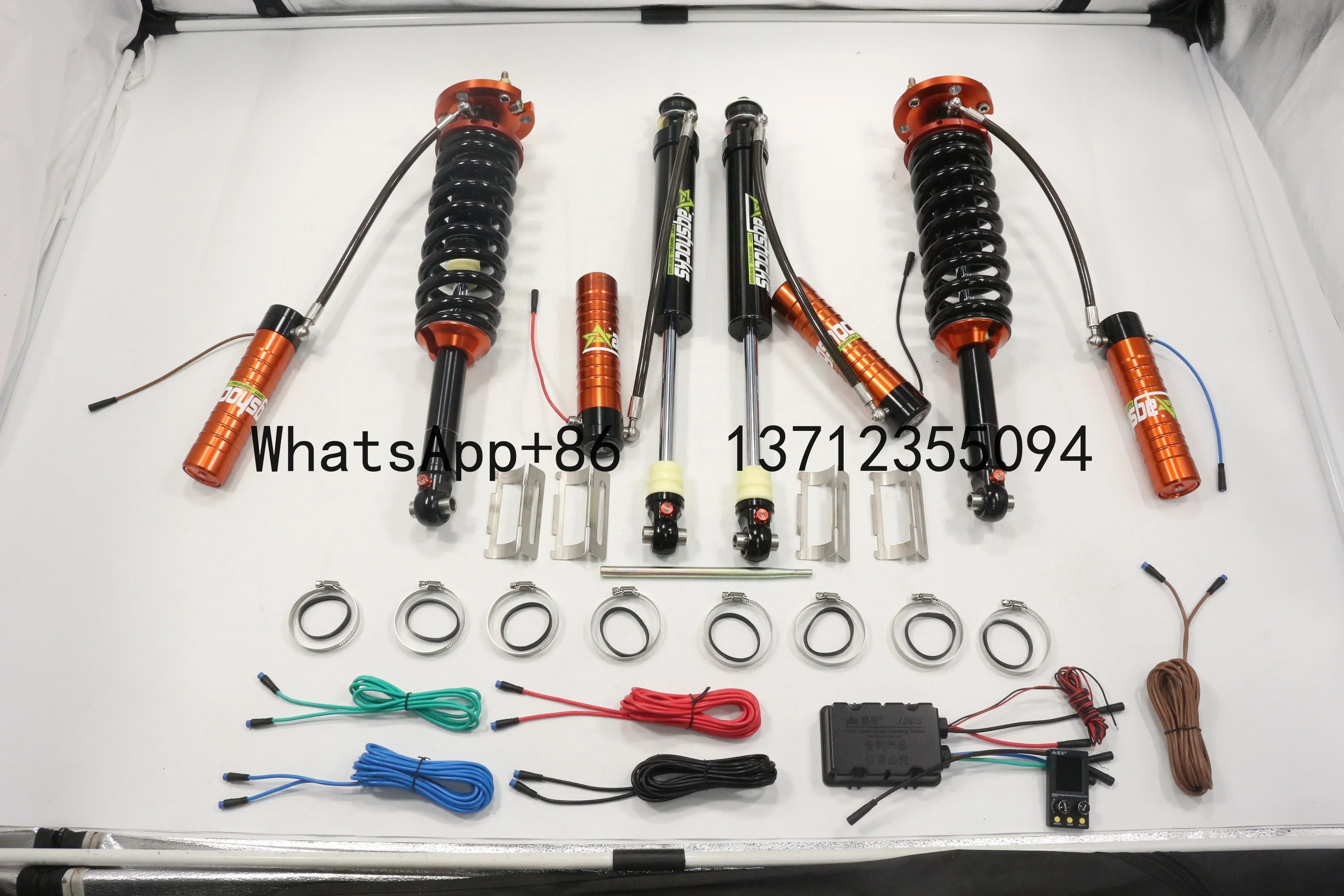 Kit elevación suspensión gas nitrógeno ajustable Pajero V97/V93/V77 - imagen 3