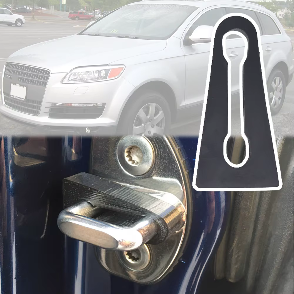 Amortiguador de sonido de coche, amortiguador de bloqueo de puerta para Audi Q7 4L 4M 2006 2007 2008 2009 2010 2011 2012 2013 - 2019