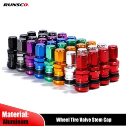 Tapón válvula aluminio rueda metal varios colores coche
