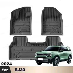 Juego completo de alfombrillas TPE impermeables para BJ30 2024