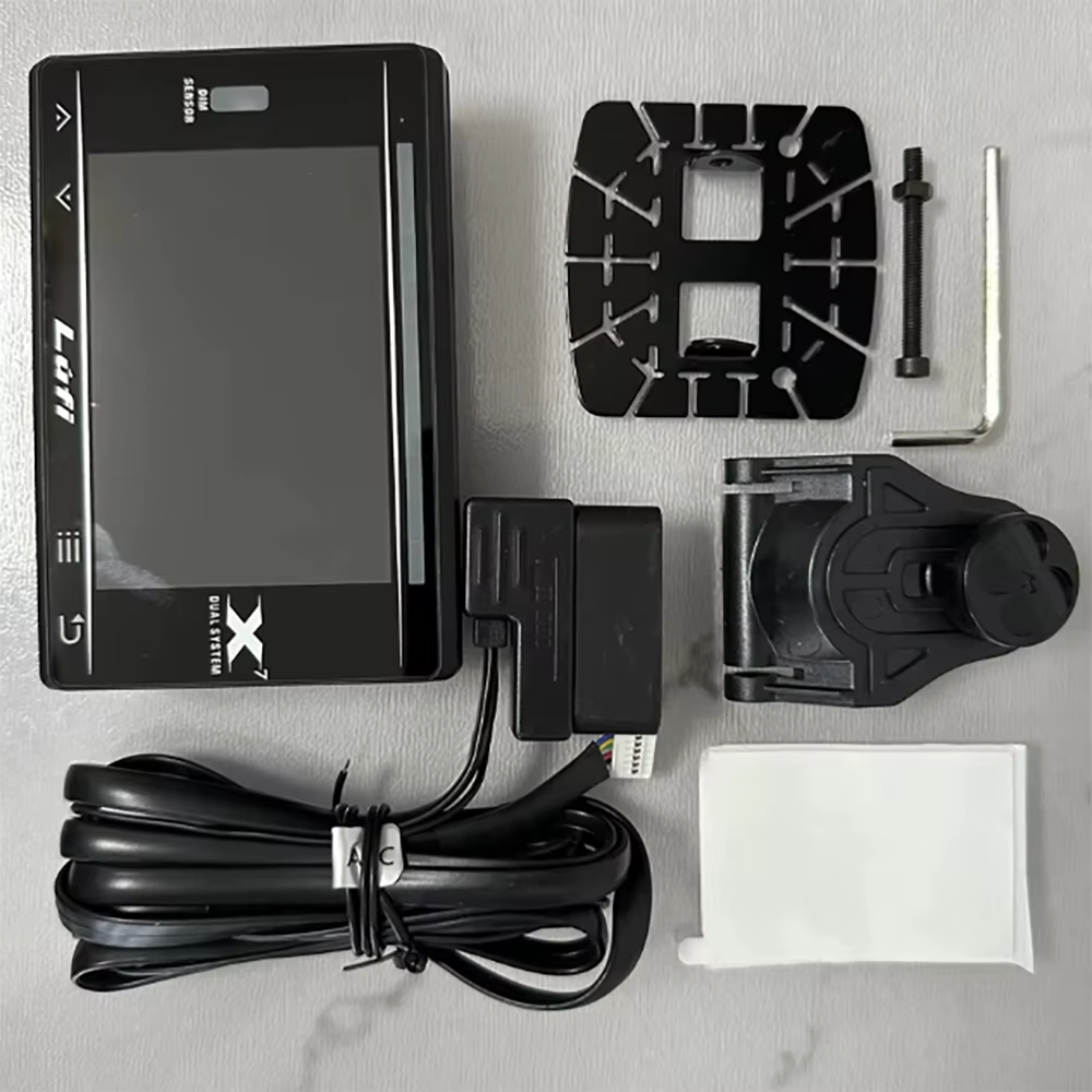 LUFI X7 HUD OBD: display LCD de temperaturas y luz de cambio - imagen 5