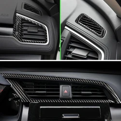 Moldura central de fibra de carbono Honda Civic X 2016-2019