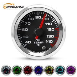 Medidor de temperatura de aceite 52 mm con esfera 7 colores, 12 V