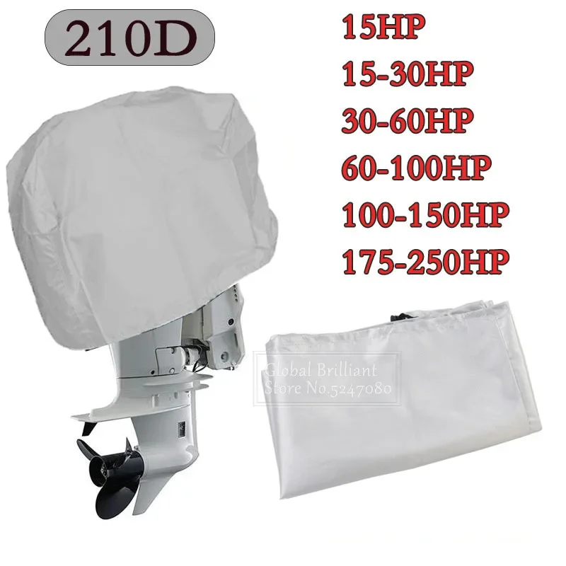 Funda impermeable para motor fueraborda 15-250 HP con protección UV