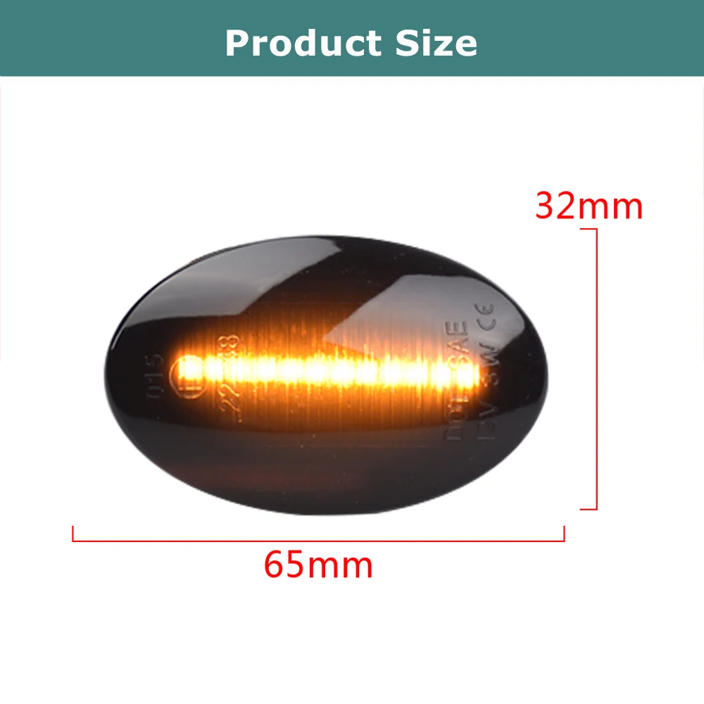 Intermitente LED dinámico lateral Ford Fiesta MK4 KA Transit - imagen 4