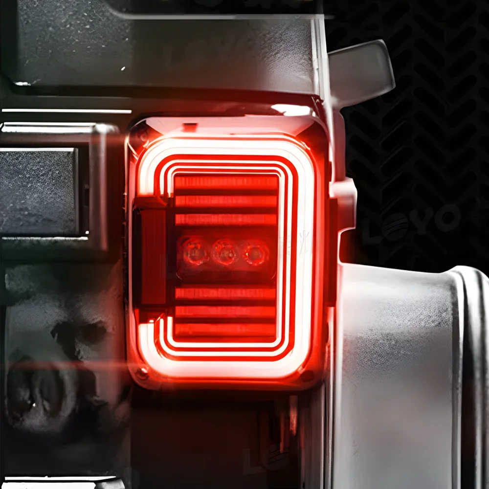 Luces traseras LED intermitente para Jeep Wrangler 2007-2017 - imagen 2