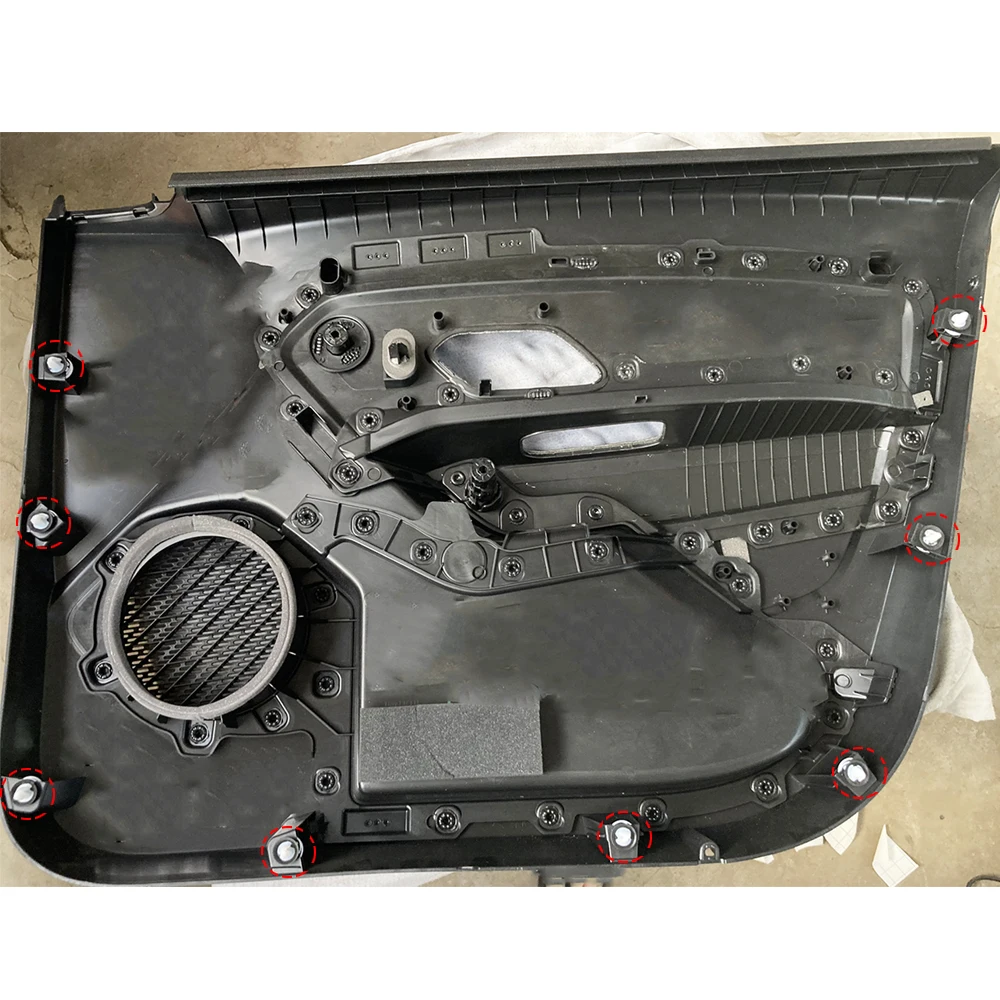 Clips Panel Puerta Nissan Qashqai J11 2013-2021 con Sellos Goma y Remaches - imagen 4