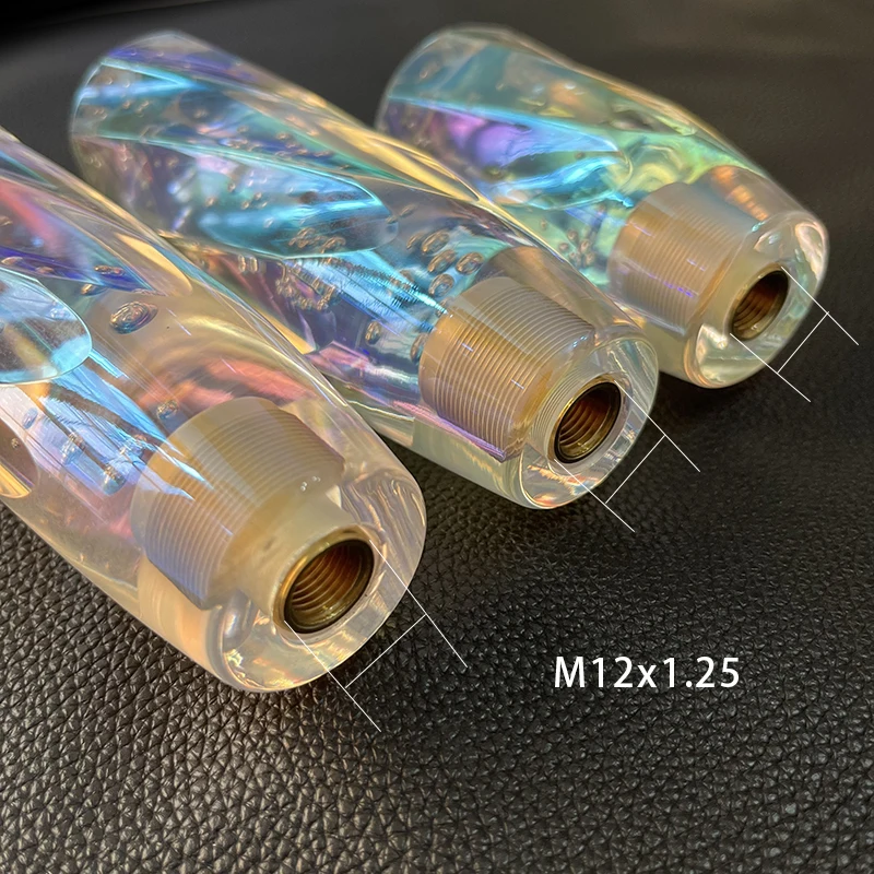 Pomo de palanca de cambios universal con burbuja de cristal - imagen 3