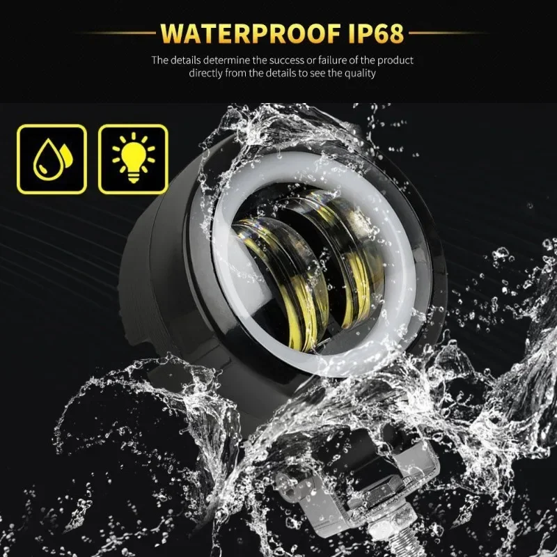 GoodLED Faros antiniebla LED con aro Angel Eyes - imagen 4