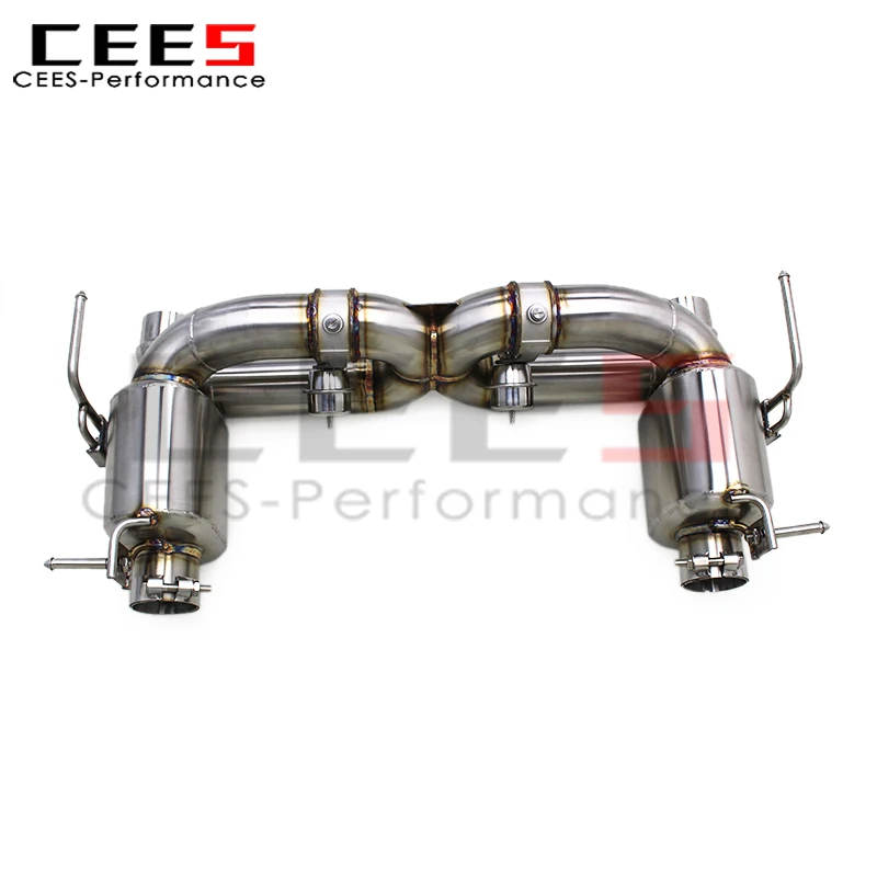 Escape cat-back Cees con válvula de vacío para Ferrari 488 3.9 V8 - imagen 4