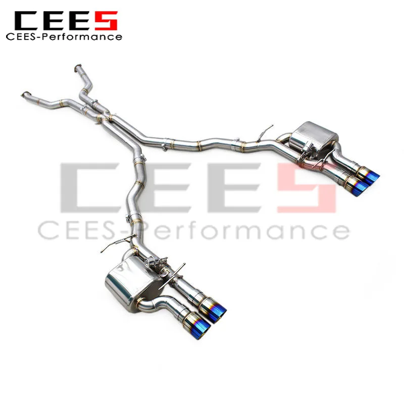 Escape cat-back CEES con válvula para BMW M6 E64 5.0 L