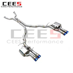 Escape cat-back CEES con válvula para BMW M6 E64 5.0 L