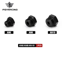 Tapón macho hexagonal AN6/AN8/AN10 BL02 de aluminio con junta tórica