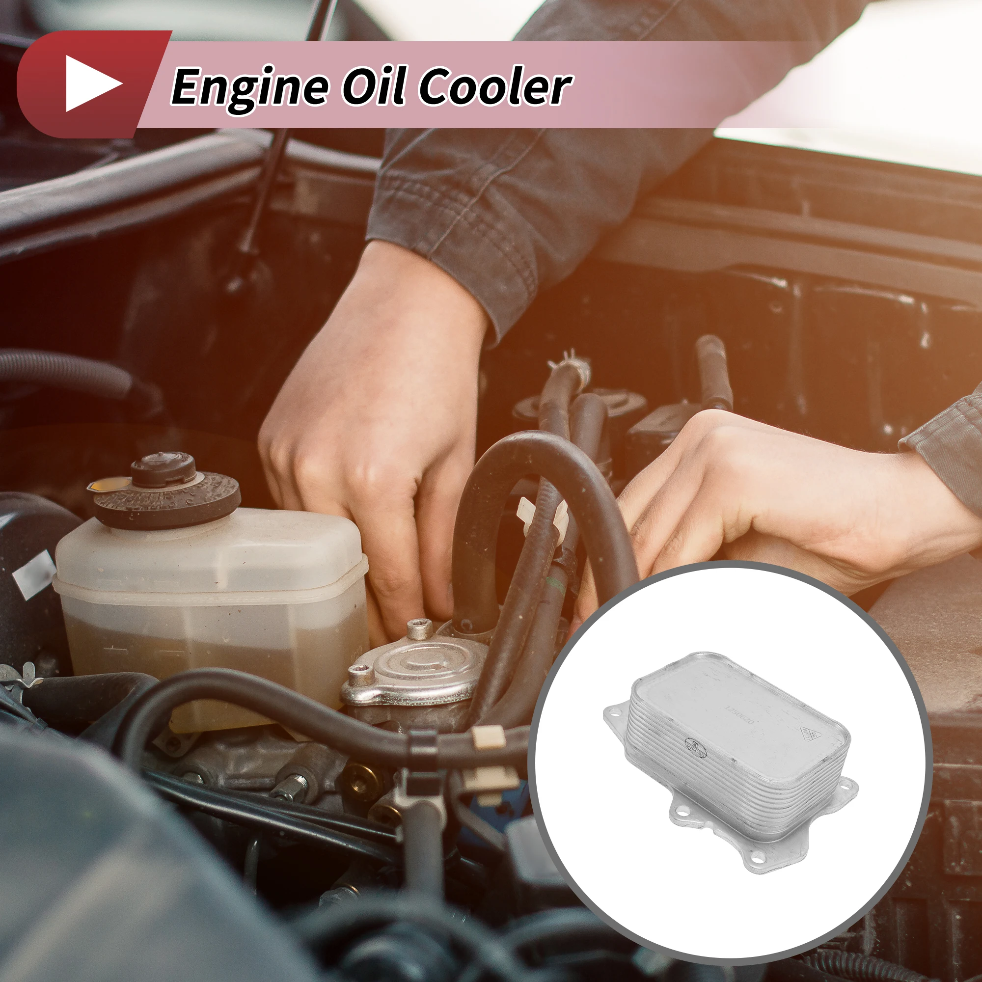 UXCELL 2189423/JX6Q6A642AA Enfriador de aceite para Ford EcoSport