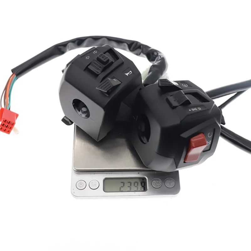 Piña de interruptores universal LED 12 V para Pulsar NS200, 22 mm - imagen 2