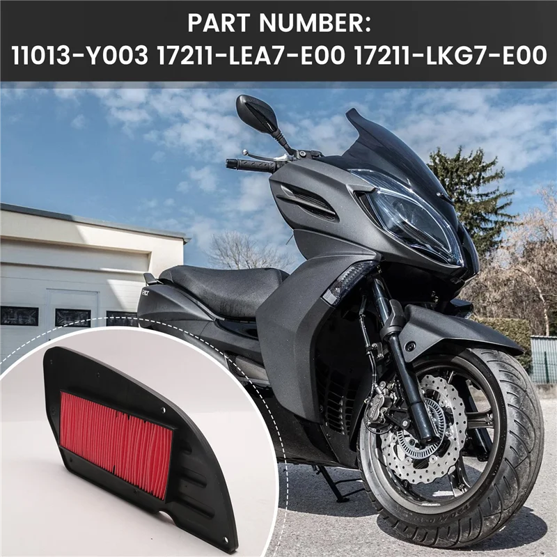 Filtro aire KYMCO J300 SC300 17211-LEA7-E00 recambio original - imagen 2