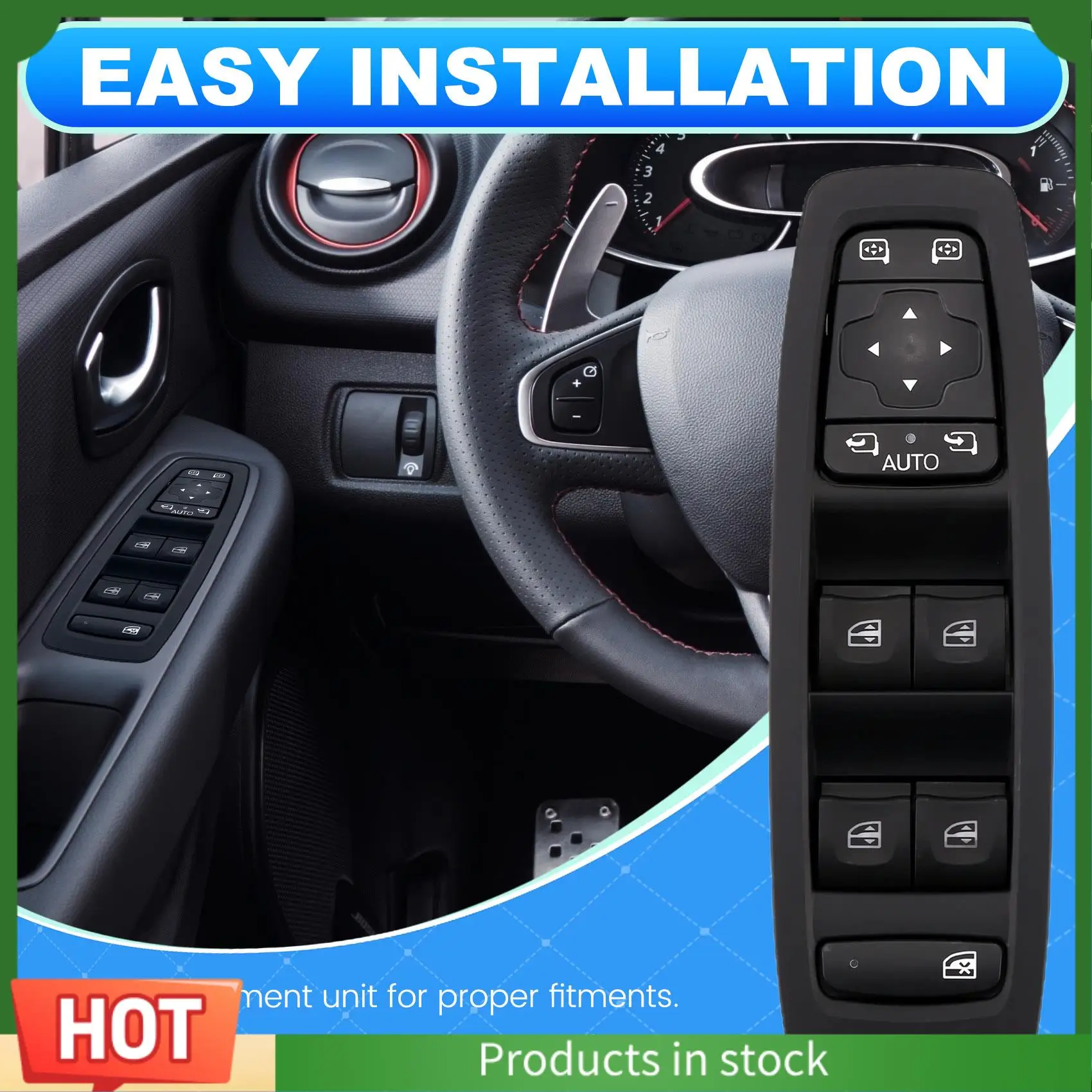 Boton elevador ventanilla eléctrica AU63 – Renault Kadjar y Megane - imagen 5