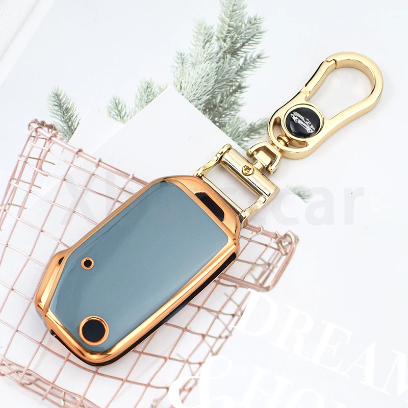 Funda de llave Kia de TPU, carcasa para mando a distancia - imagen 3
