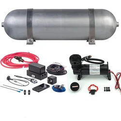 Kit suspensión neumática con compresor 12V y calzas – sistema completo