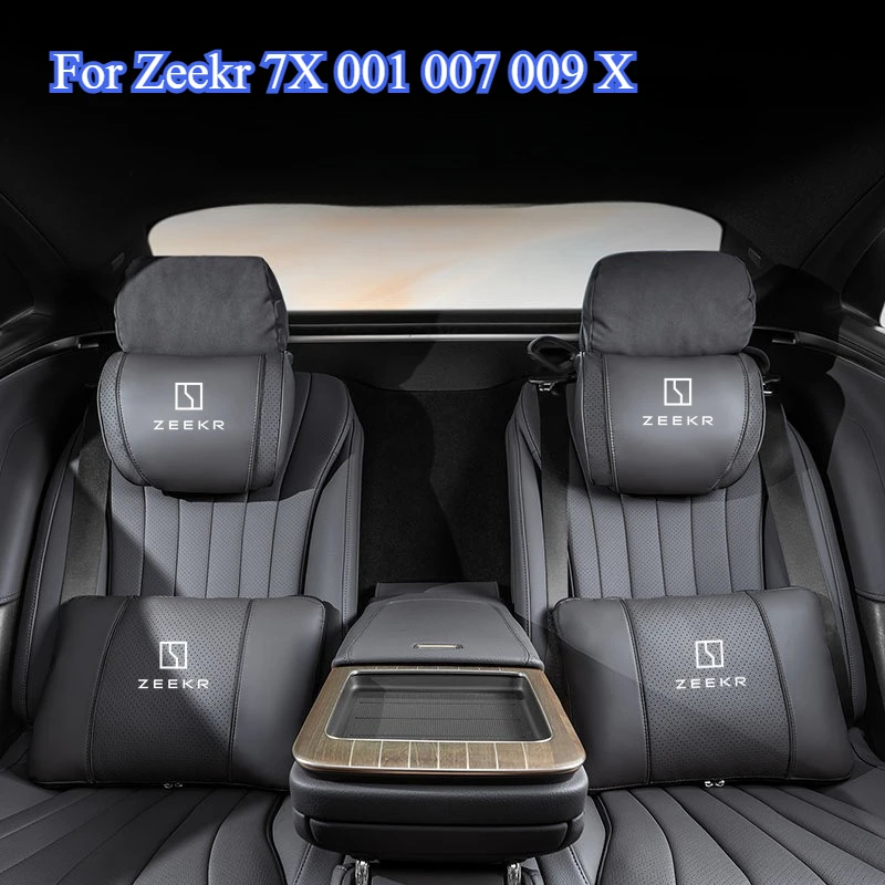 Almohada cervical plegable de napa para reposacabezas Zeekr 7X