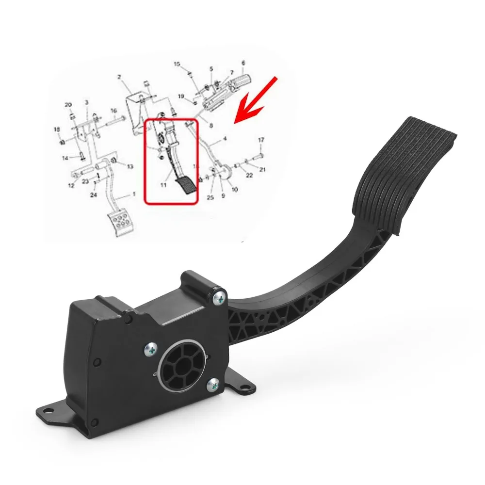 Pedal acelerador electrónico Polaris RZR 1000/570/900 2014-2020 - imagen 3