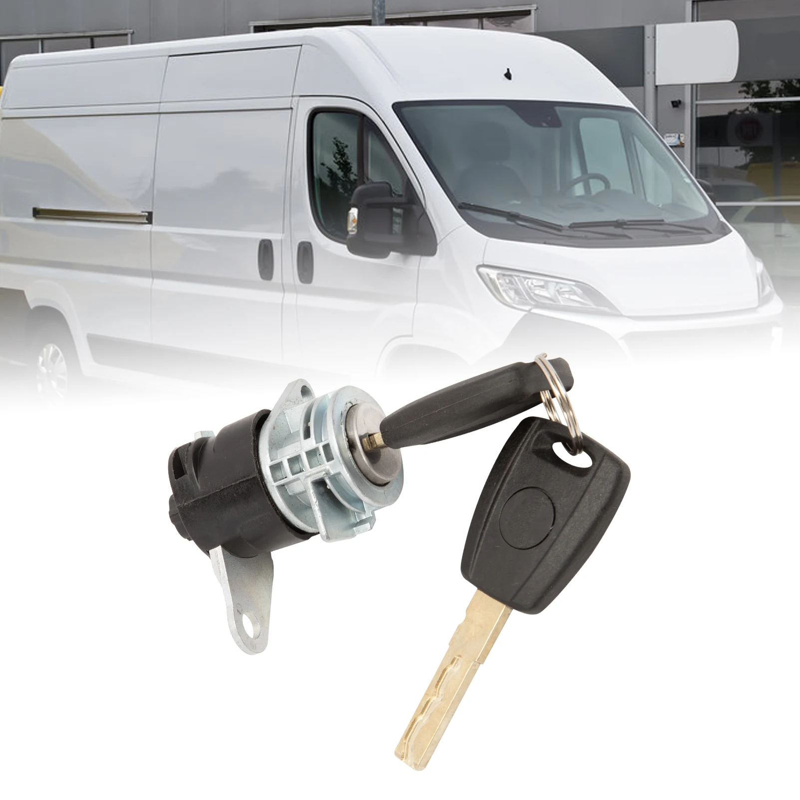 Cerradura puerta trasera para Ducato Boxer Jumper Doblo - 2 llaves - imagen 4