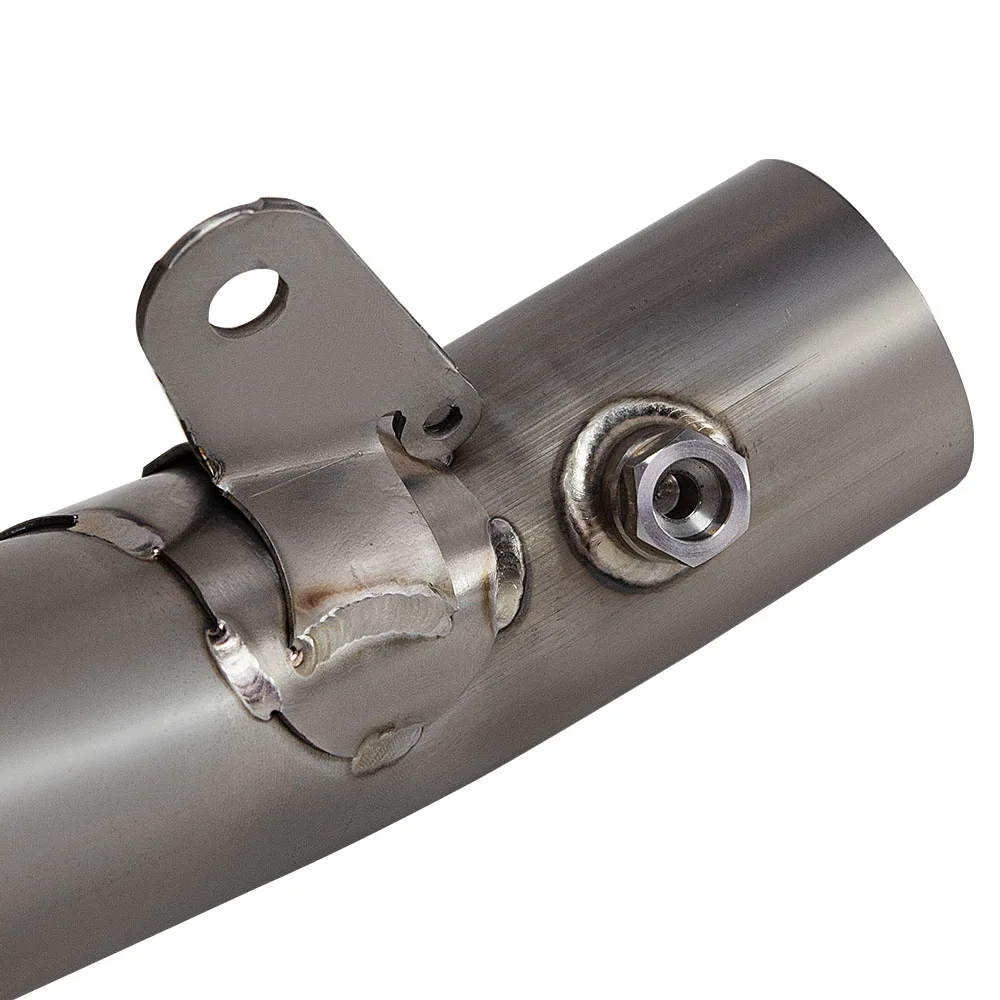 Escape titanio Kawasaki ZX6R 2021-2025 enlace medio carreras - imagen 5