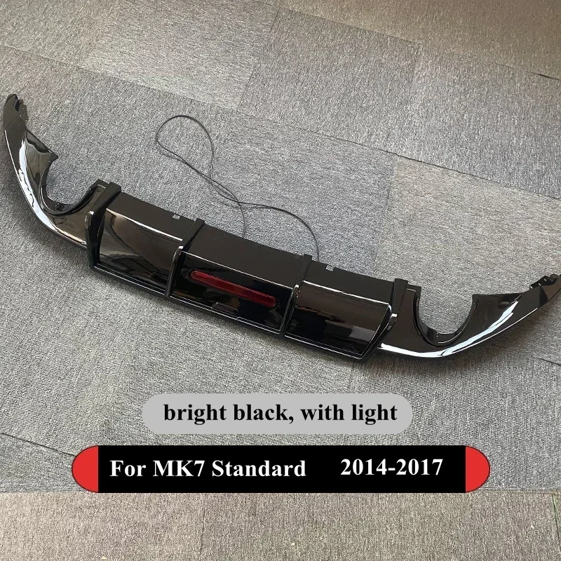 Difusor de labio trasero para VW Golf VII 7.5 GTI R Serie - imagen 2
