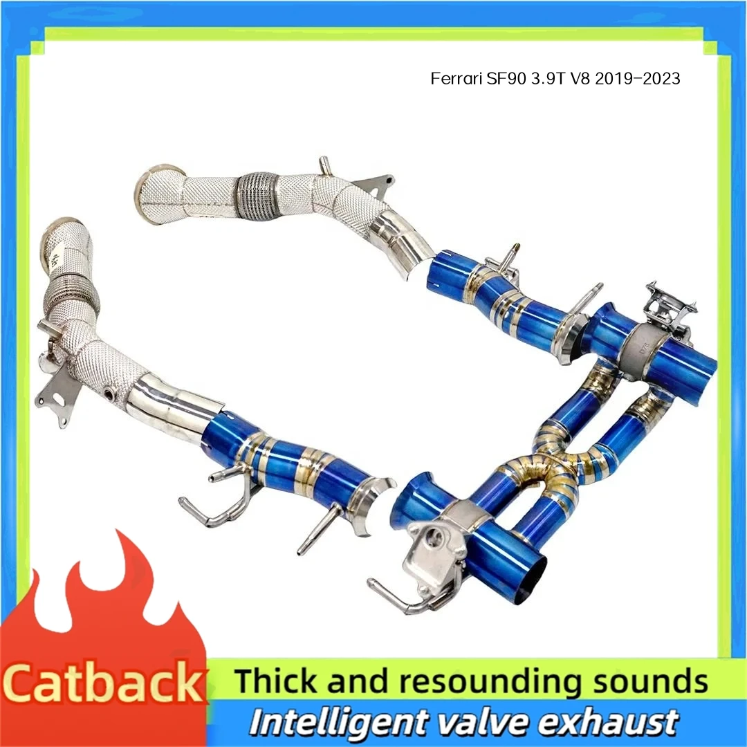Escape deportivo titanio Ferrari SF90 3.9 V8 2019-2023