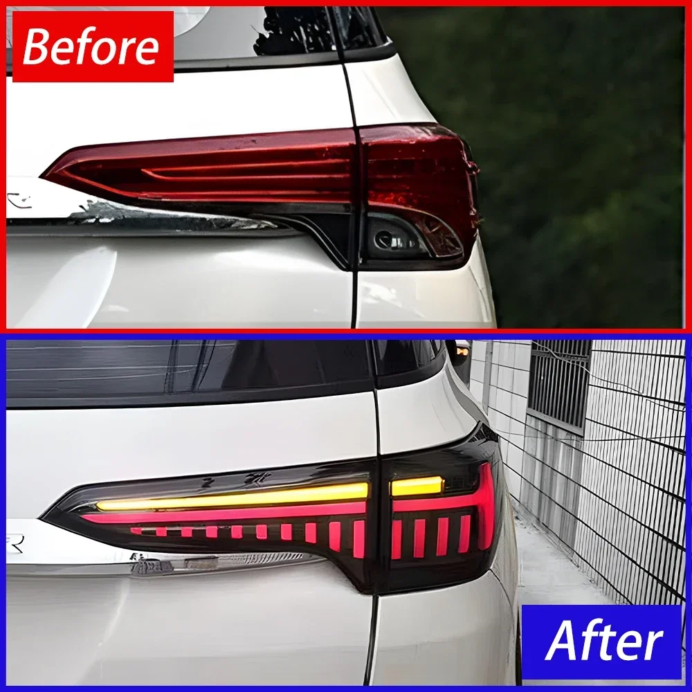 Luces Traseras LED Secuencial Toyota Fortuner 2016-2020 Diseño Streamer - imagen 5