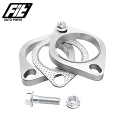Brida silenciador escape acero inoxidable 51-76mm universal