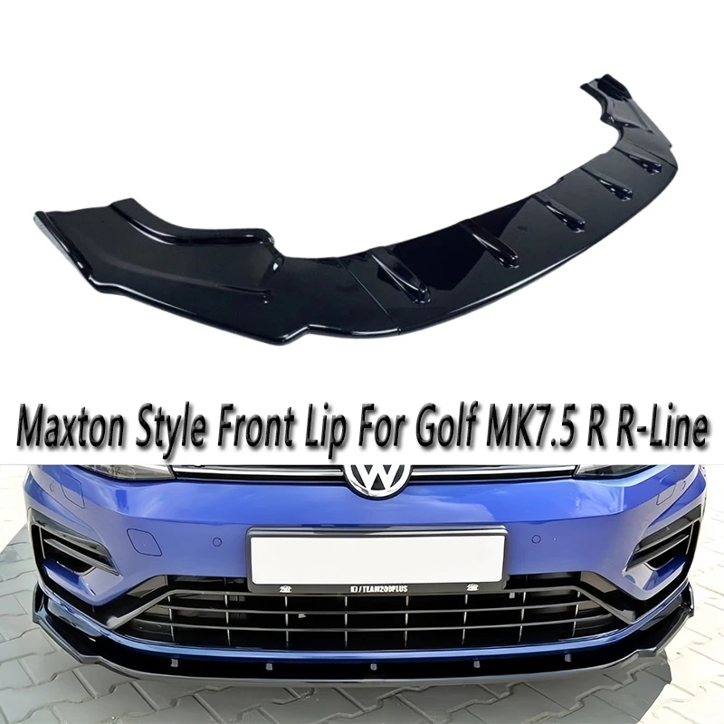 Splitter delantero Maxton Style para VW Golf 7.5 R/R-Line 2017-2020