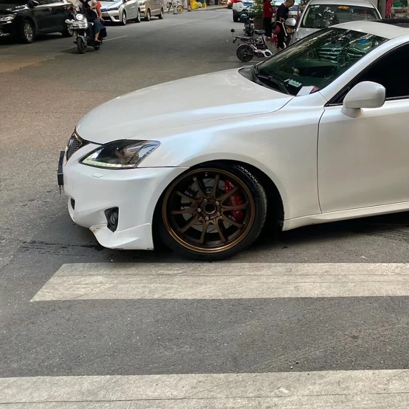 Divisor de parachoques delantero, protección de ángulo de envoltura de labios, protector de esquina, modificación externa, Bodykit para Lexus IS250 IS300 Sedan 2011-2012 - imagen 3