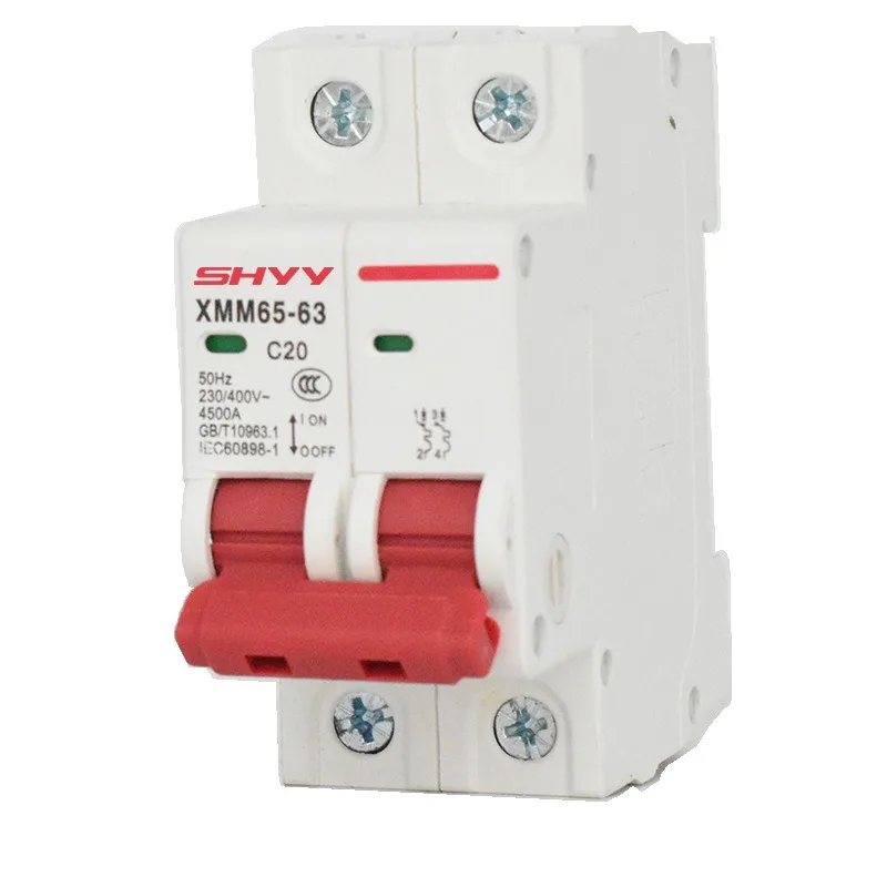 Interruptor magnetotérmico DZ47 220 V con ventana indicadora - imagen 5