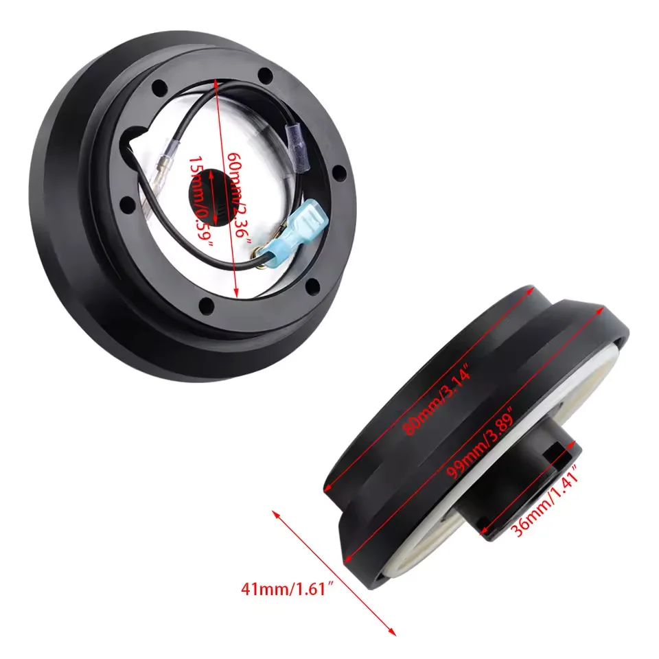 Adaptador cubo corto 100H Subaru Impreza WRX Mitsubishi Eclipse - imagen 3