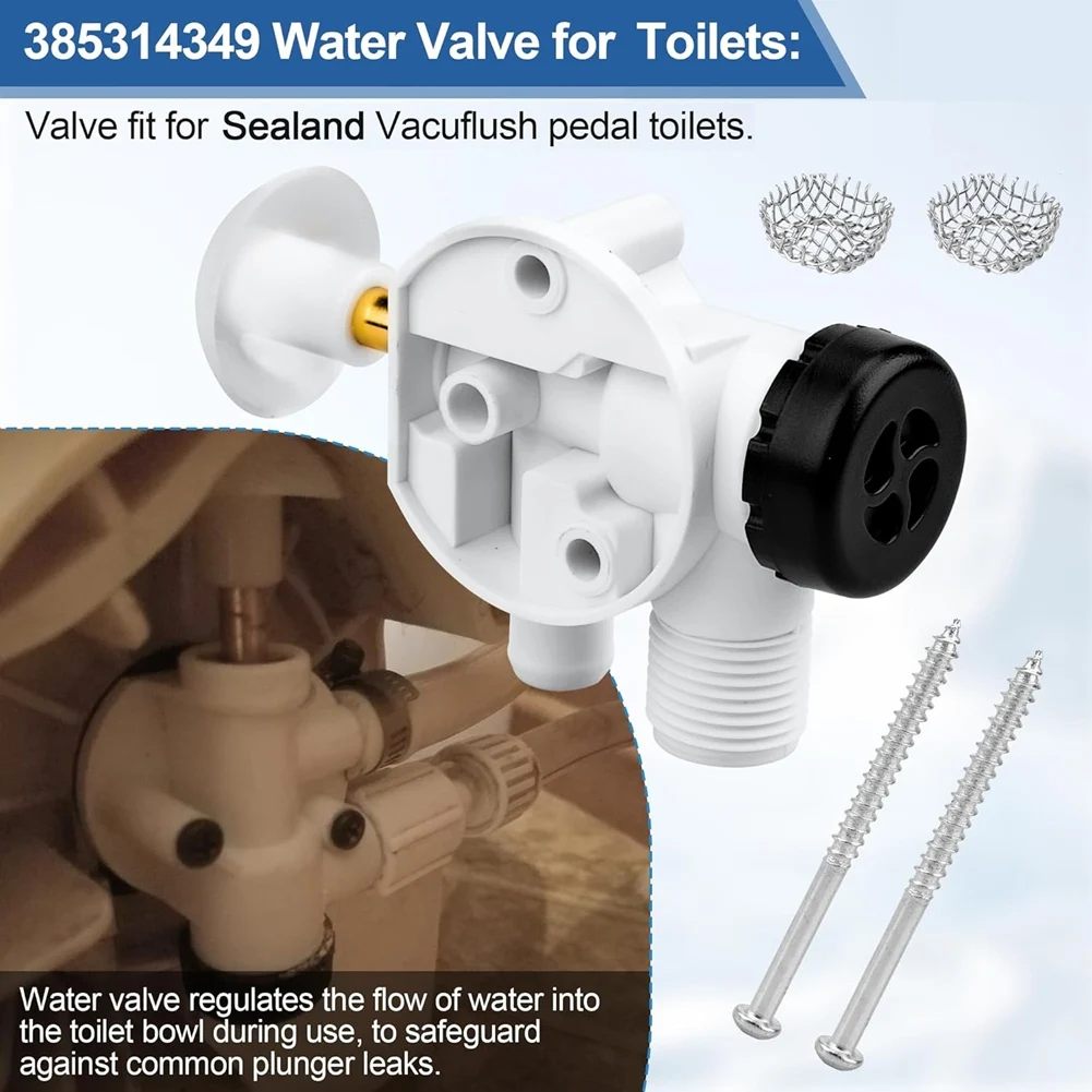 385314349 Kit de reparación de válvula de agua de alta calidad para inodoros Dometic RV Sealand, Ecovac, con pedales - imagen 4
