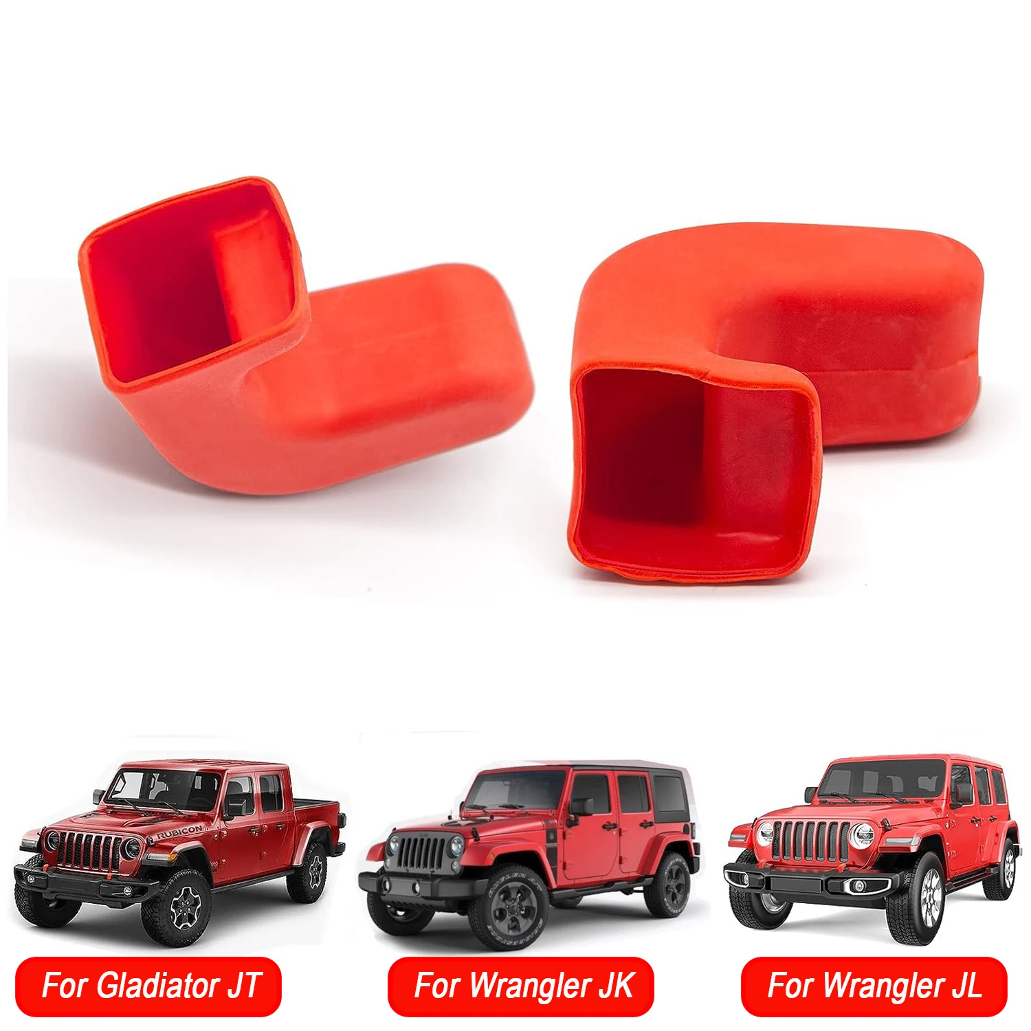 Almohadilla gancho remolque Jeep Wrangler JK JL Gladiator - imagen 2