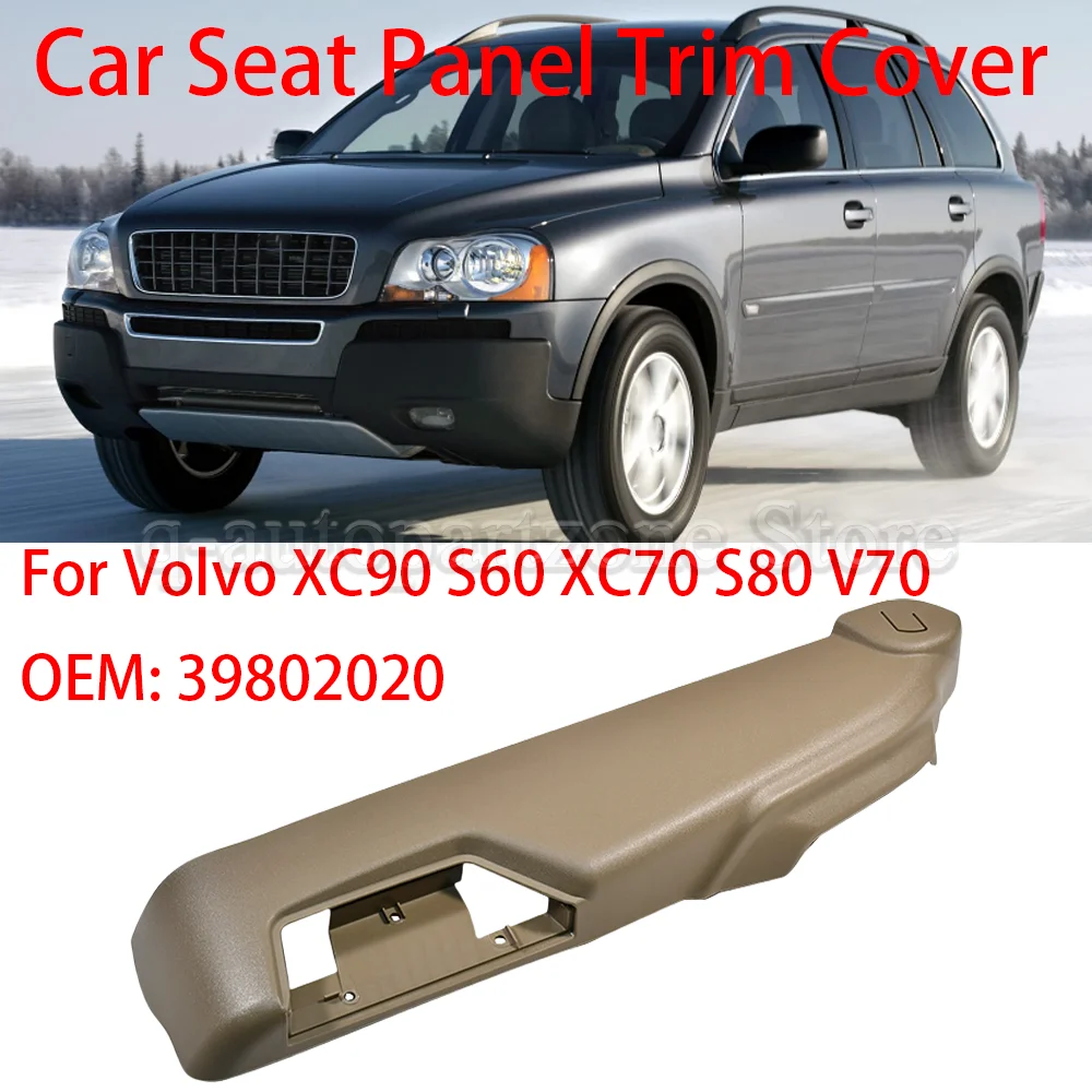 39802020 Cubierta embellecedor asiento derecho Volvo XC90 S60 XC70 S80 V70