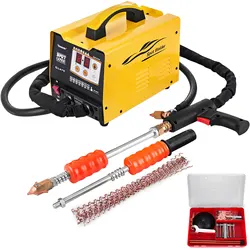 G90E-soldador por puntos Extractor de abolladuras, Kit de reparación de abolladuras de perno de 3000W, 7 modelos, máquina de soldadura por puntos para reparación de abolladuras de carrocería de coche