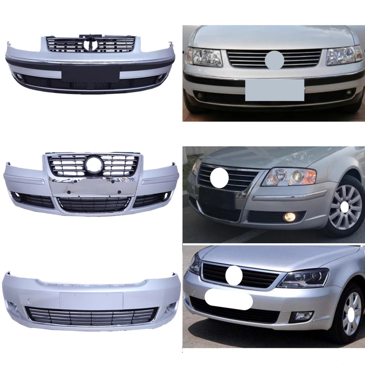 Parachoques delantero sin pintar para VW Passat B5