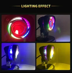 Foco LED antiniebla Diablo para moto eléctrica