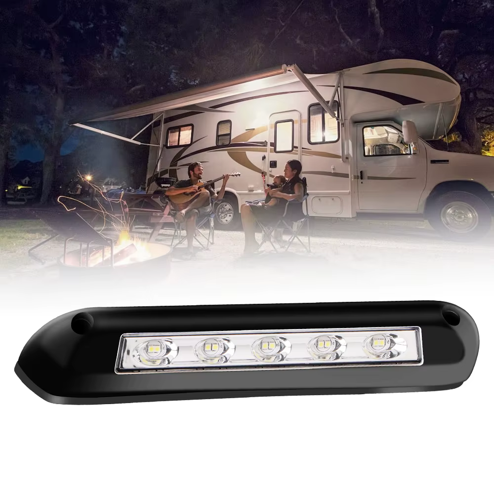 Lámpara LED exterior para toldo de caravana y furgoneta 12/24 V - imagen 2