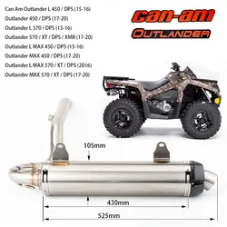 Escape antideslizante con DBkiller para Can-Am Outlander L MAX 450 570