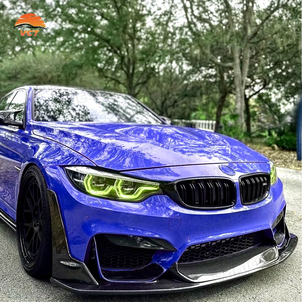 Labio delantero fibra de carbono Estilo Laptor – BMW F80 M3 M4 - imagen 4