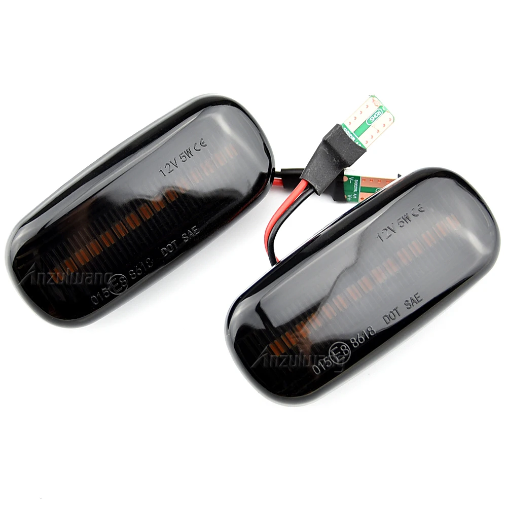 Detalle del intermitente lateral LED secuencial