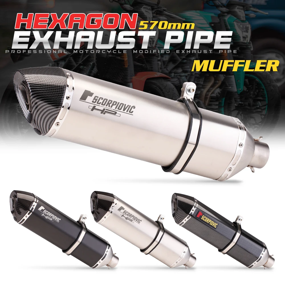 Escape fibra de carbono con DB killer para Yamaha TMAX 500 y AK550