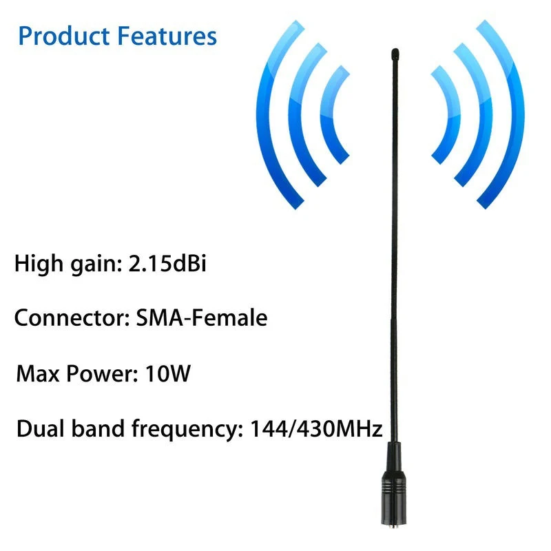Antena Baofeng NA-771 doble banda 144/430 MHz para UV-5R - imagen 3